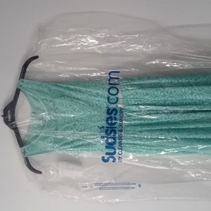 Turquoise girl dress, size 16